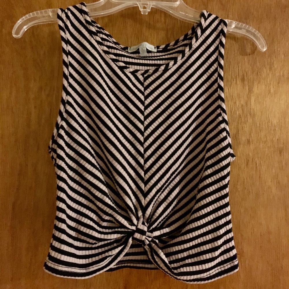 Striped crop top